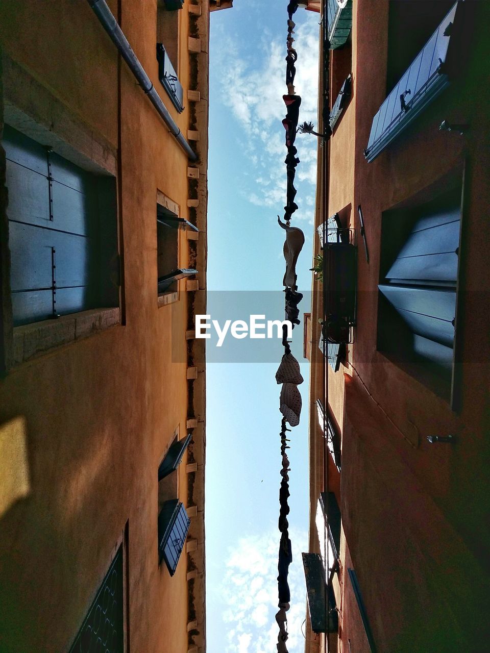 Low angle view of building against sky