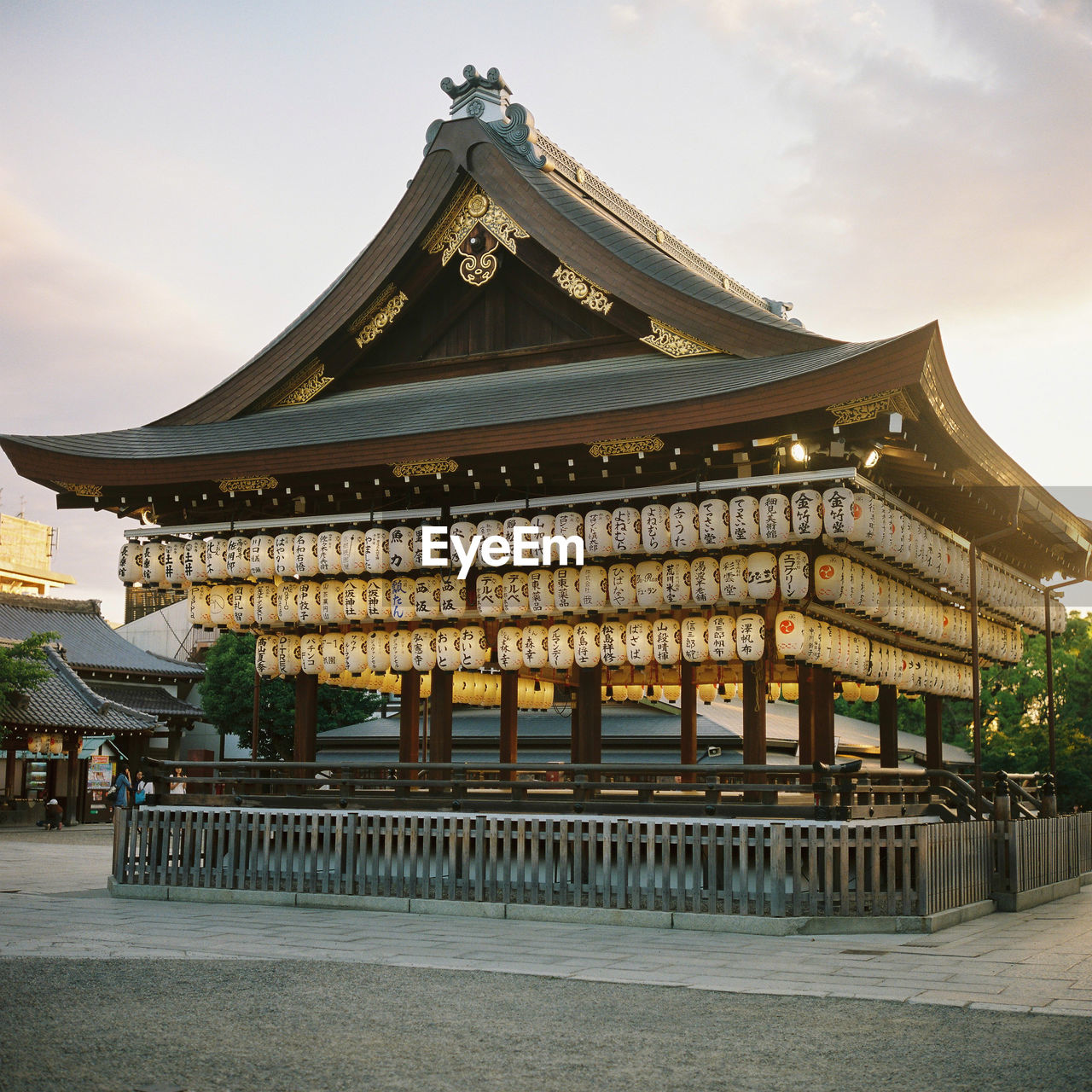 TRADITIONAL TEMPLE AGAINST SKY