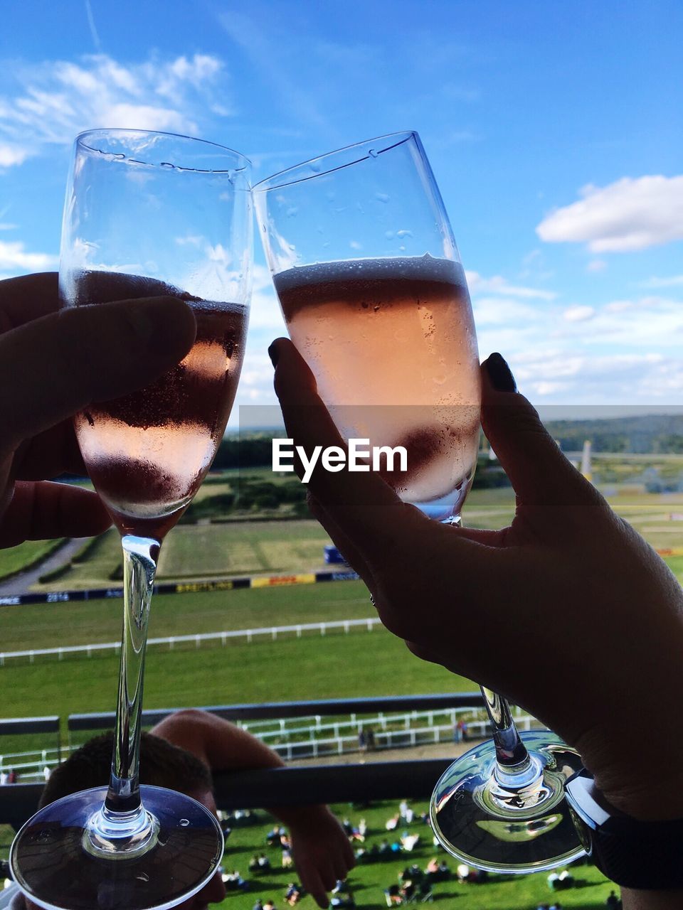 CLOSE-UP OF WINE GLASSES