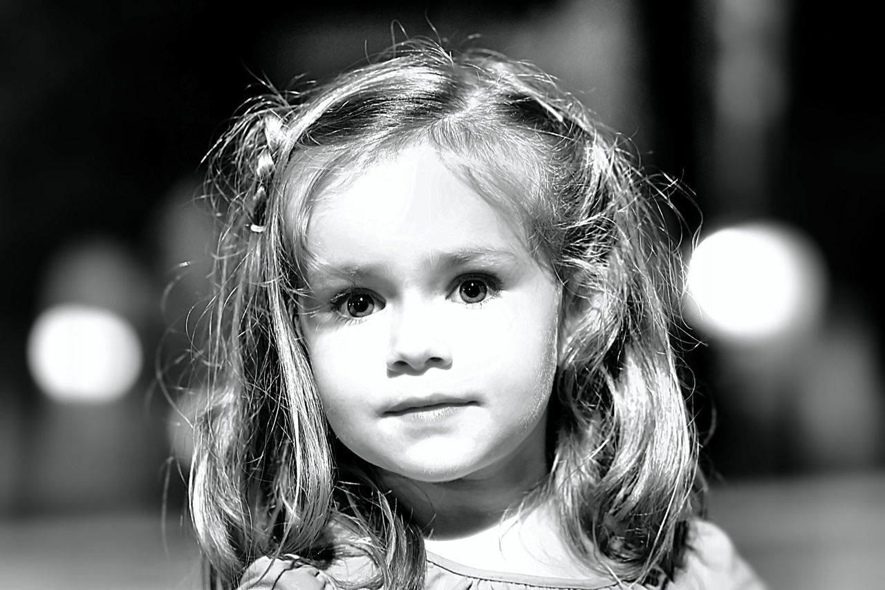 Close-up portrait of girl