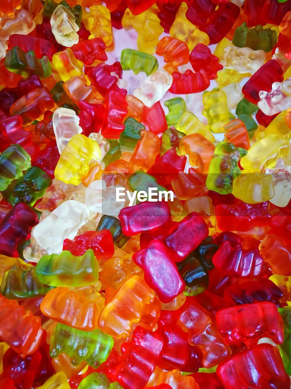 Detail shot of jelly sweets