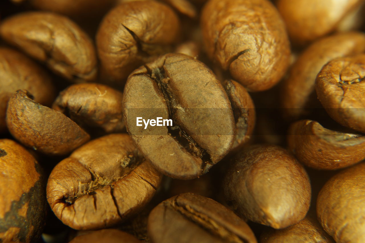 FULL FRAME SHOT OF ROASTED BEANS