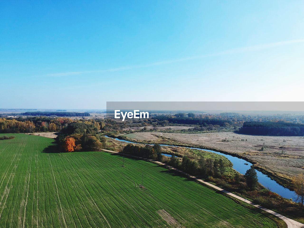 SCENIC VIEW OF LANDSCAPE AGAINST CLEAR SKY