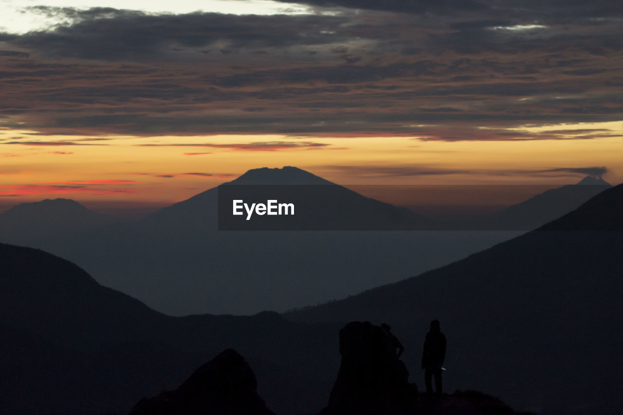 The summit of sikunir dieng wonosobo