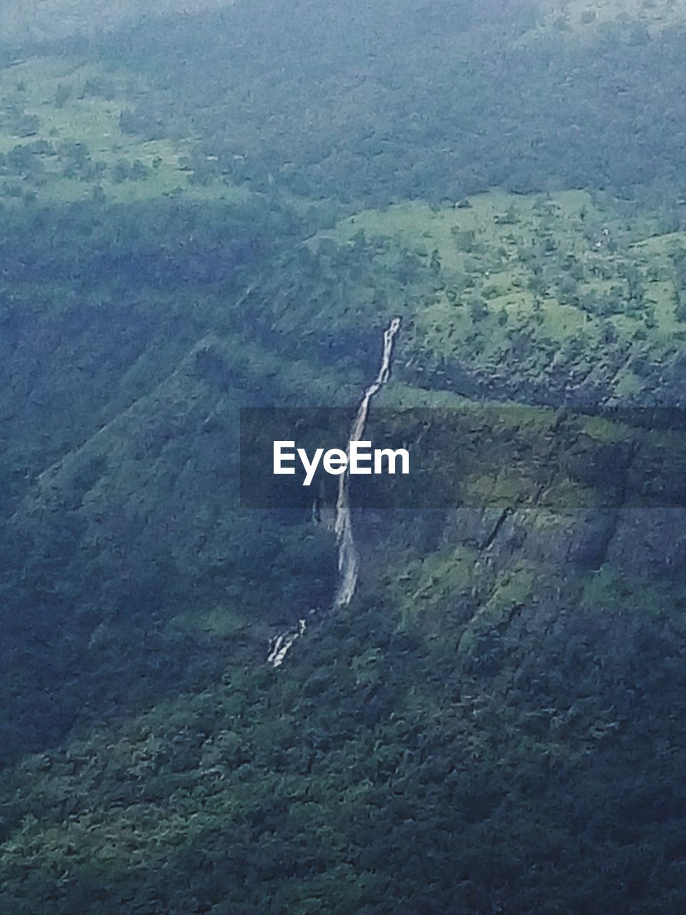 HIGH ANGLE VIEW OF LANDSCAPE AND MOUNTAIN