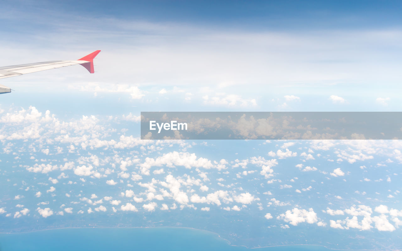 Traveling and flying.