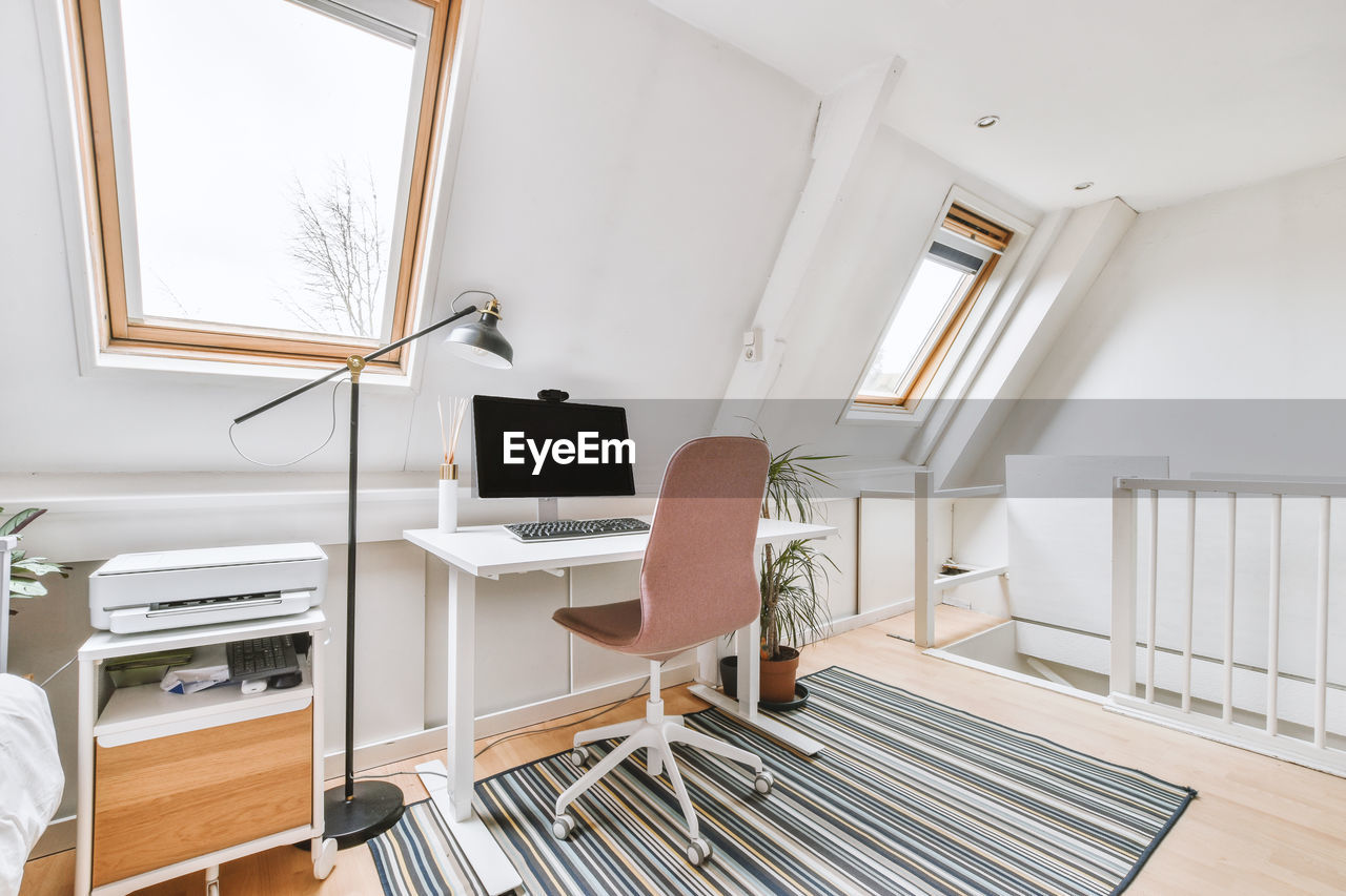 Interior of home office