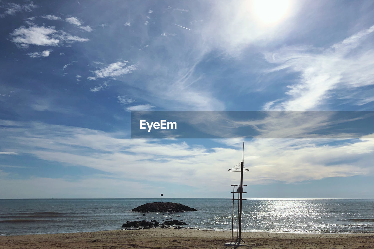 VIEW OF BEACH AGAINST SKY