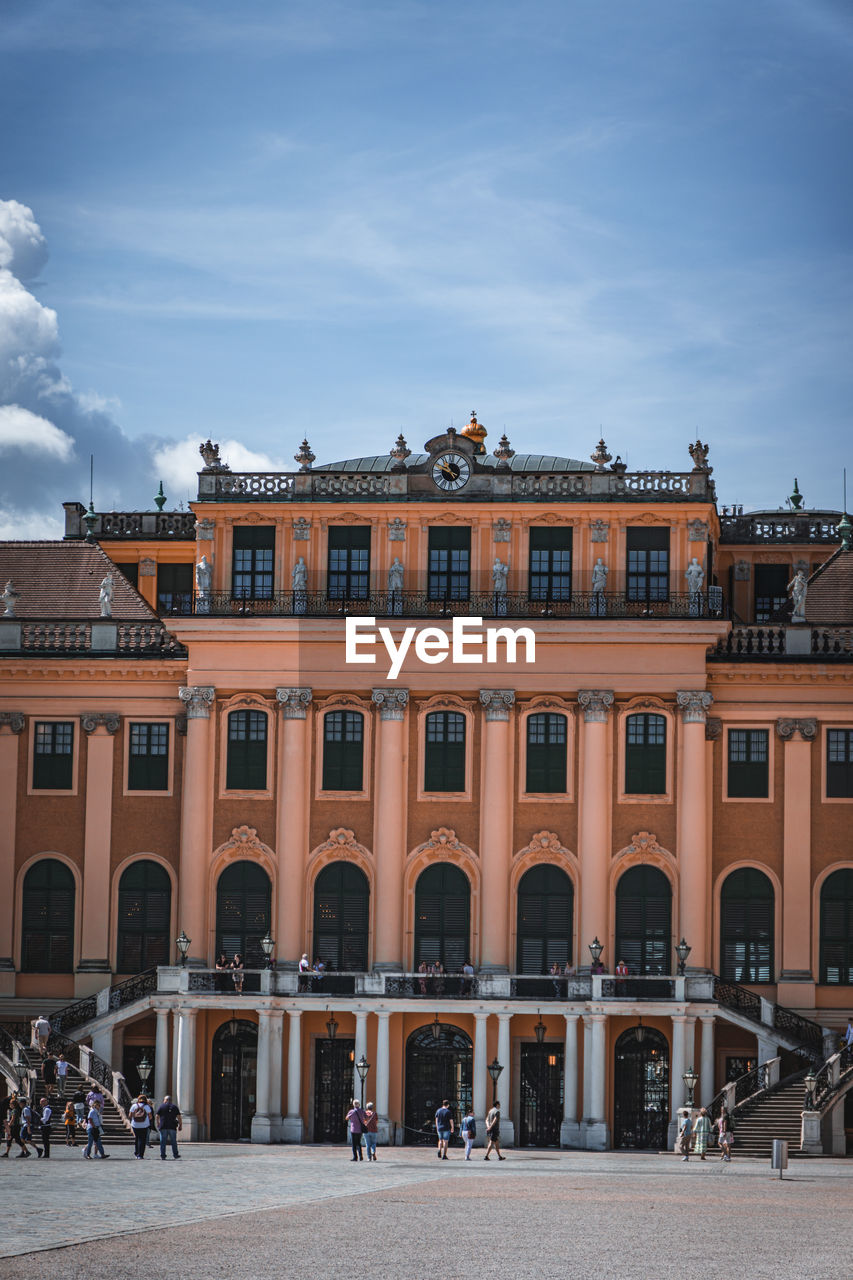 Low angle view of building against sky