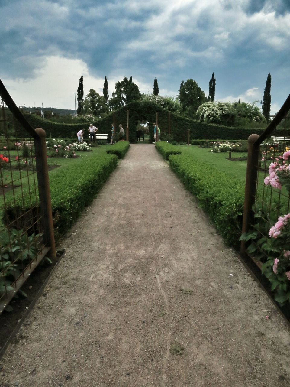 VIEW OF FOOTPATH LEADING TOWARDS BUILDING