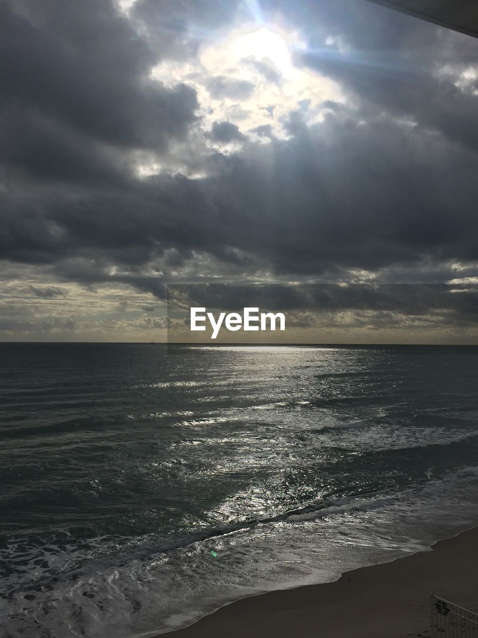 SCENIC VIEW OF BEACH AGAINST SKY DURING SUNSET