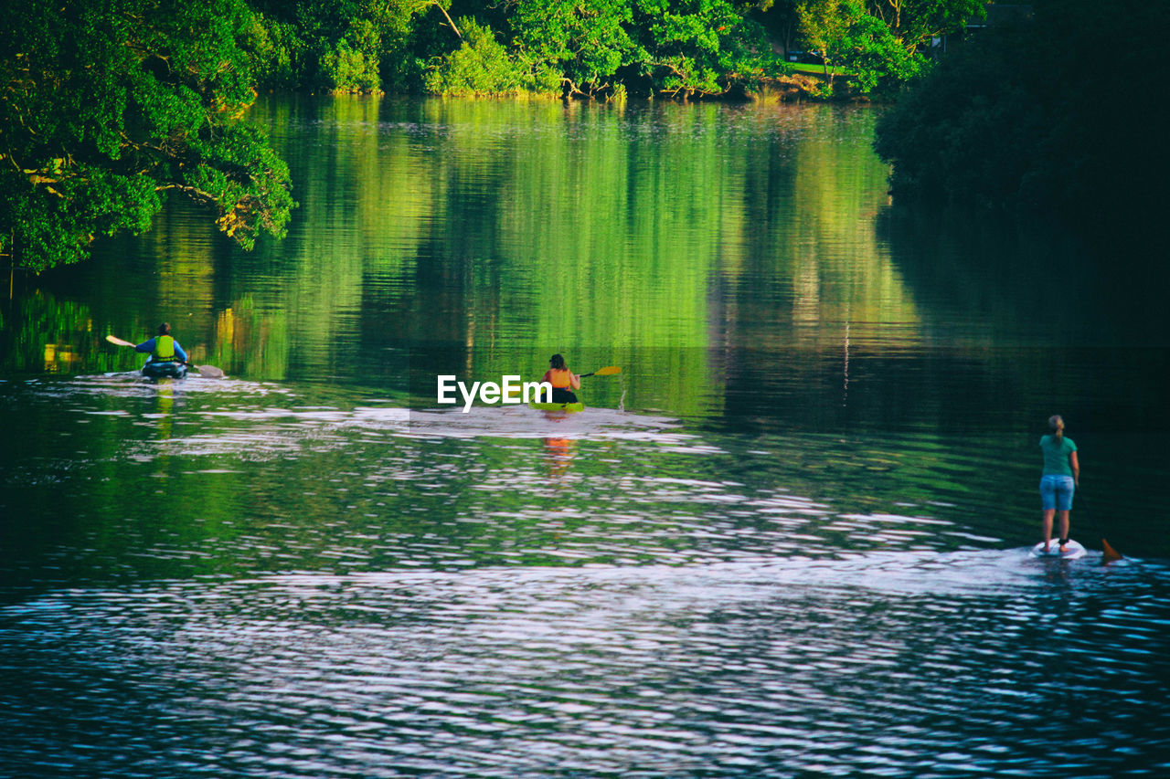 PEOPLE IN LAKE