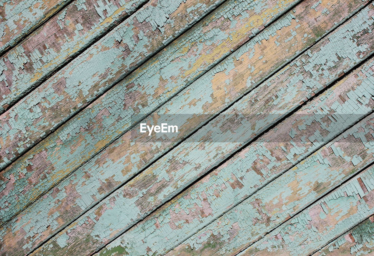 Full frame shot of weathered wooden wall