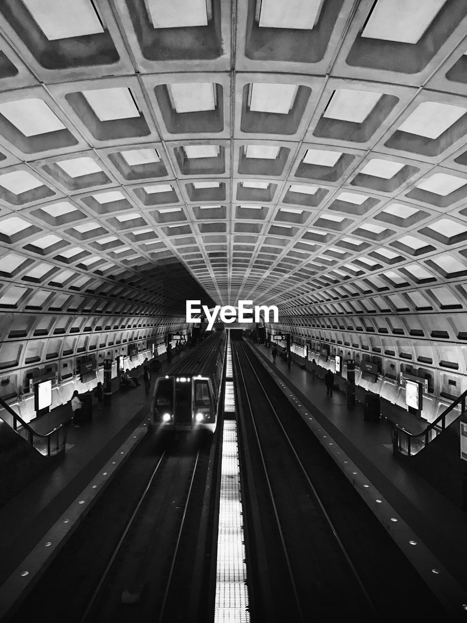 Interior of subway station