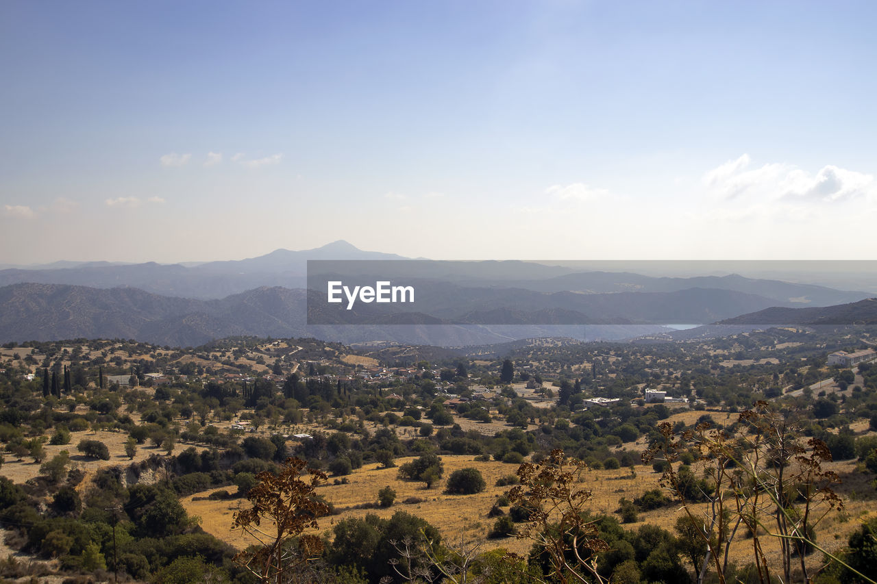 AERIAL VIEW OF LANDSCAPE AGAINST SKY