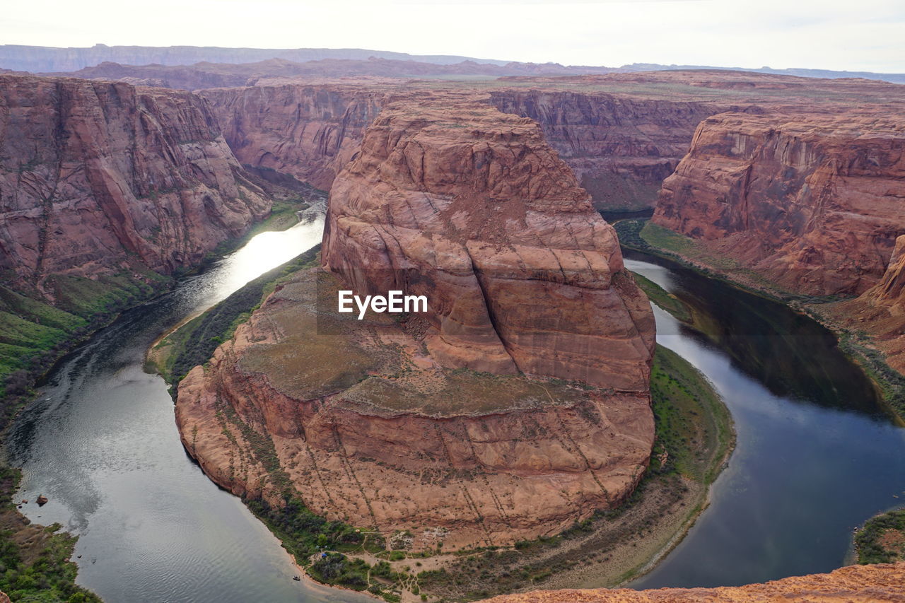 Scenic view of rock formations