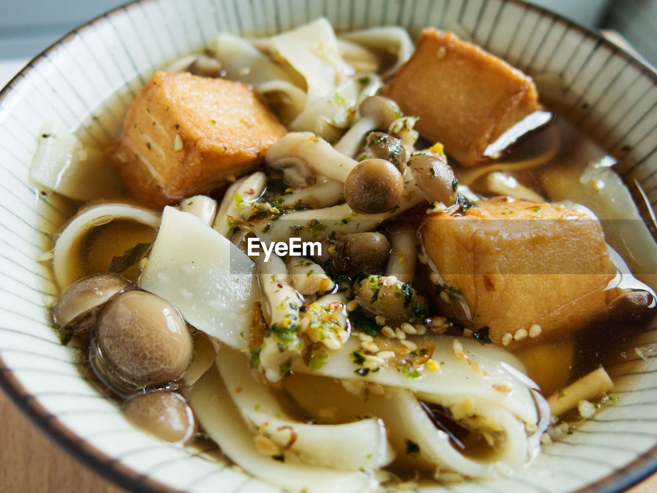 Close-up of pasta in bowl
