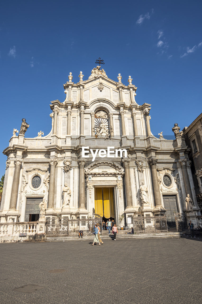  the beautiful basilica cathedral baroque of catania