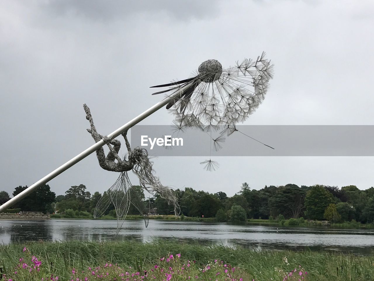 LOW ANGLE VIEW OF BIRD FLYING BY TREE AGAINST SKY