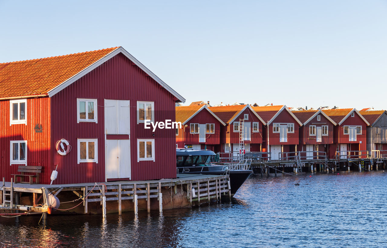 VIEW OF BUILDINGS AGAINST CLEAR SKY