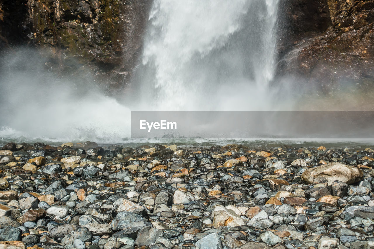 The bottom of franklin falls in washington state.