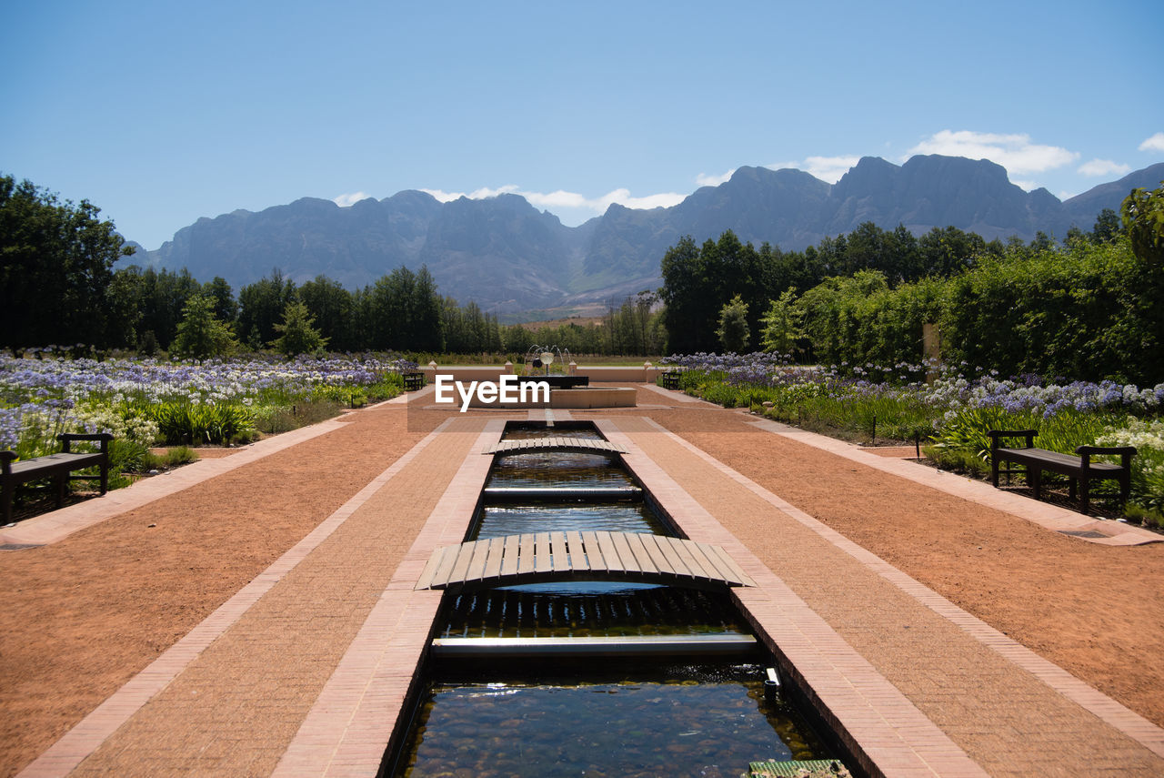 VIEW OF MOUNTAINS AGAINST CLEAR SKY