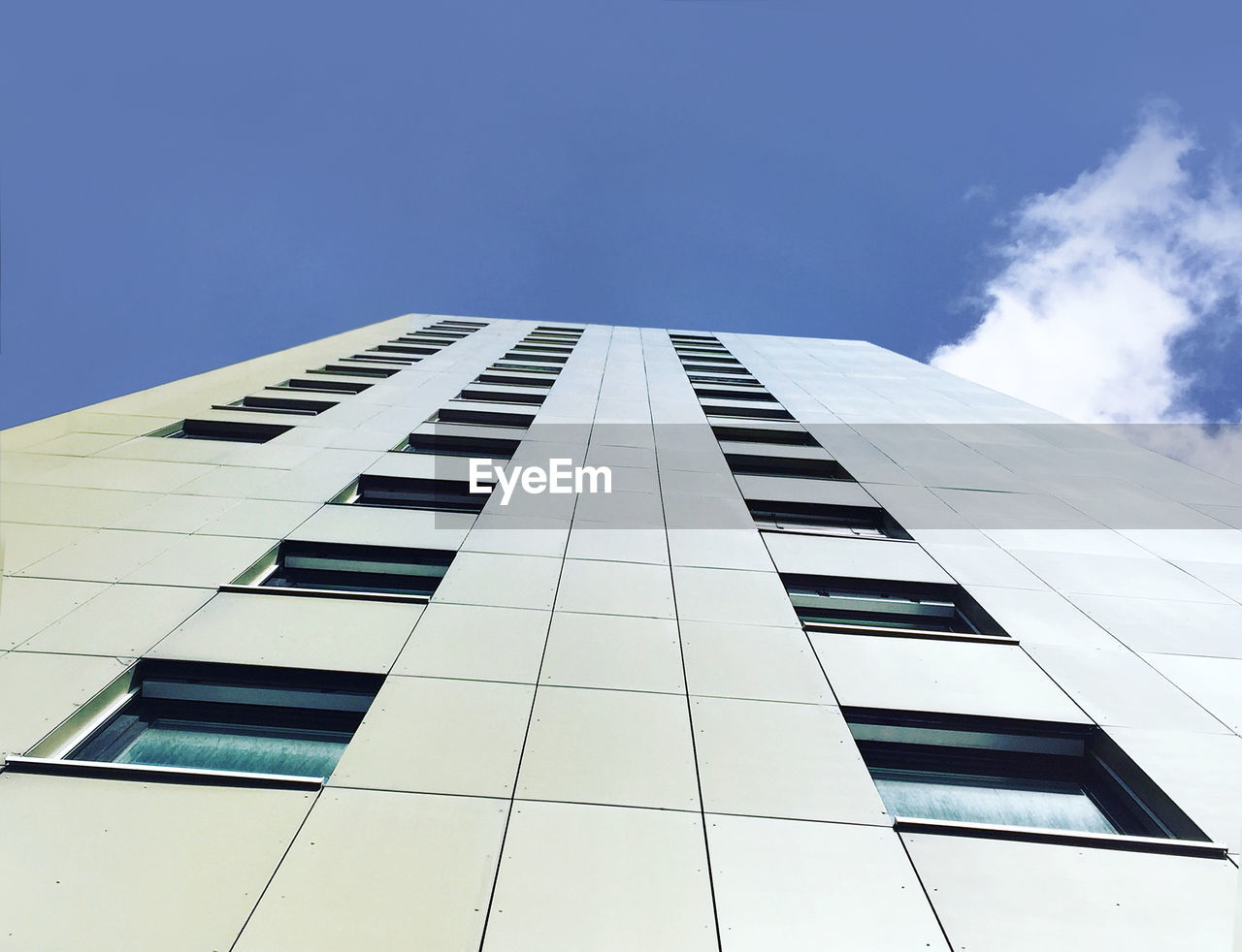 LOW ANGLE VIEW OF MODERN BUILDINGS