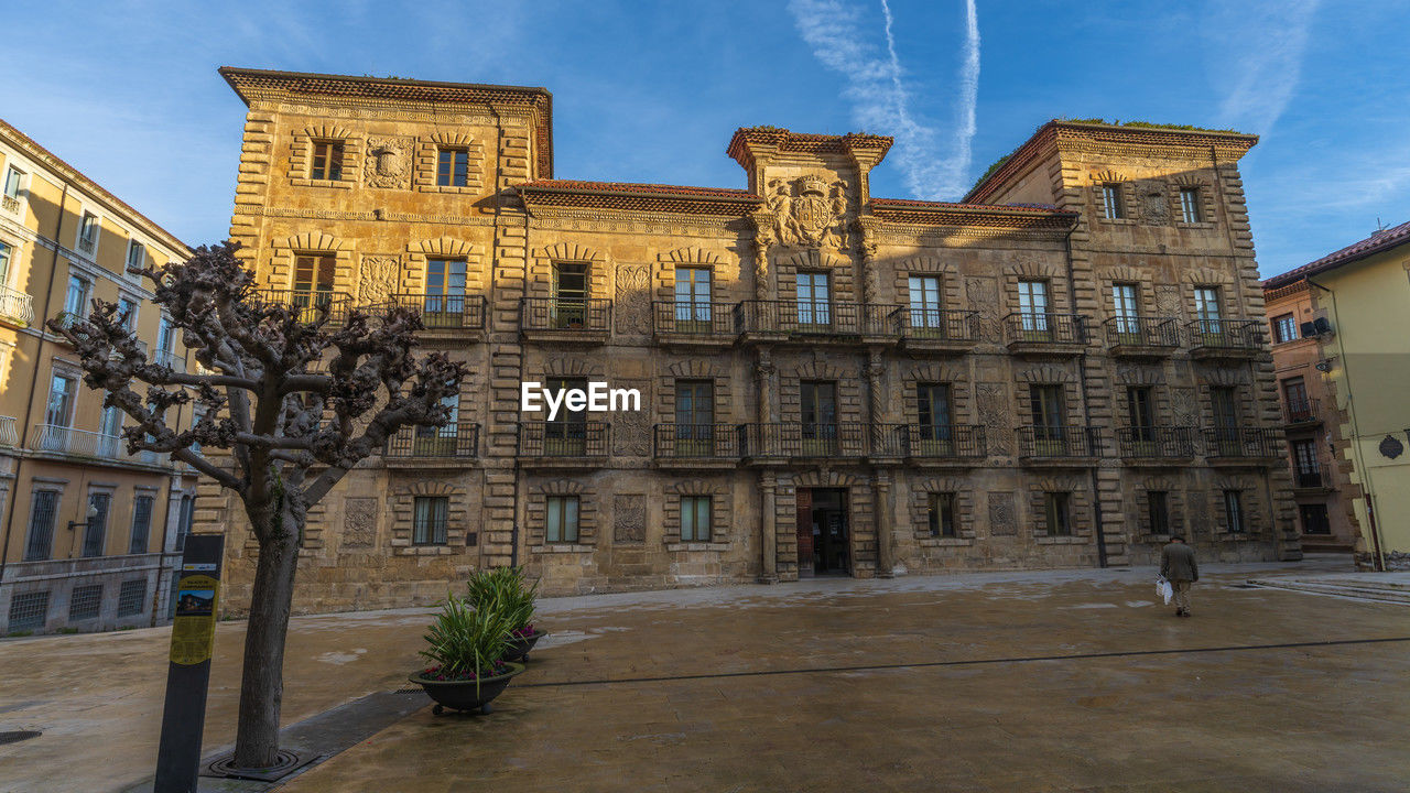 low angle view of historic building