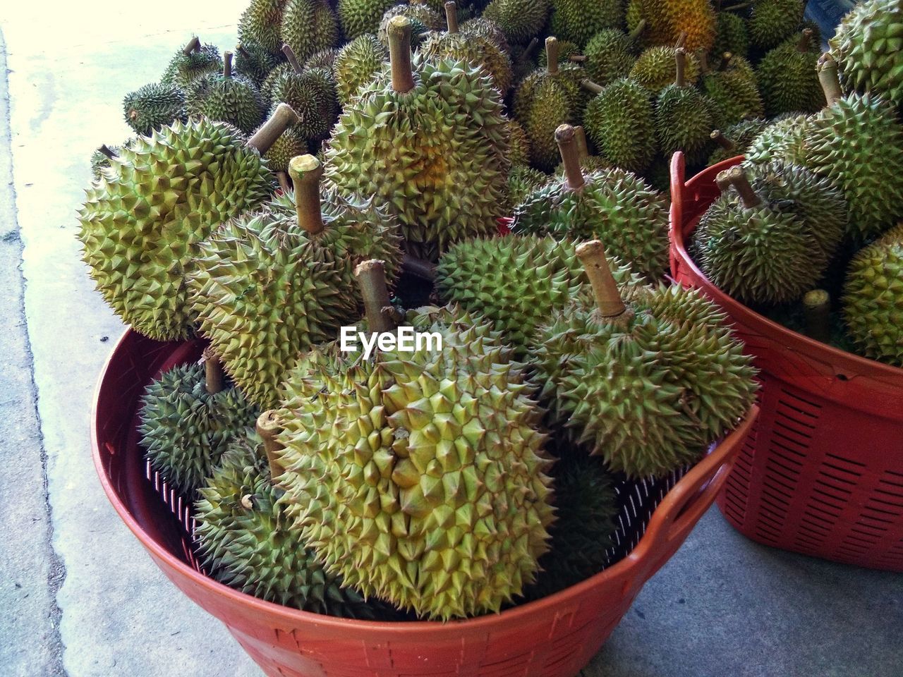 Durian fruit.