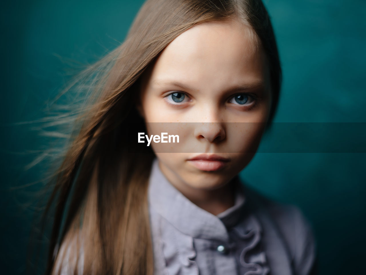 Close-up portrait of girl