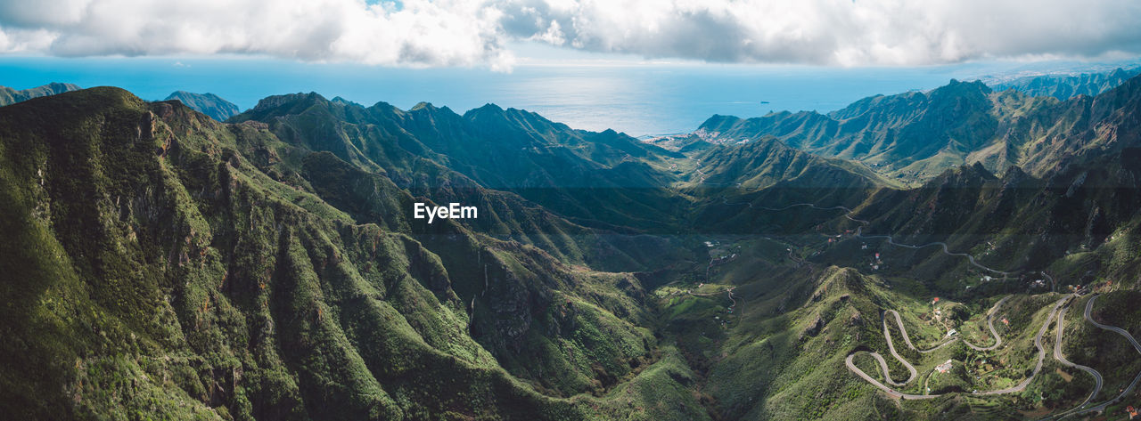 Panoramic view of landscape against sky