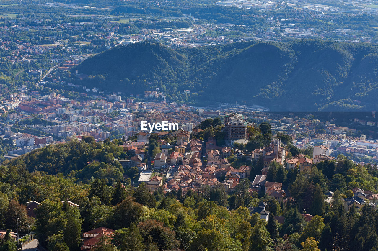 View from the volta lighthouse in the direction of brunate funicular