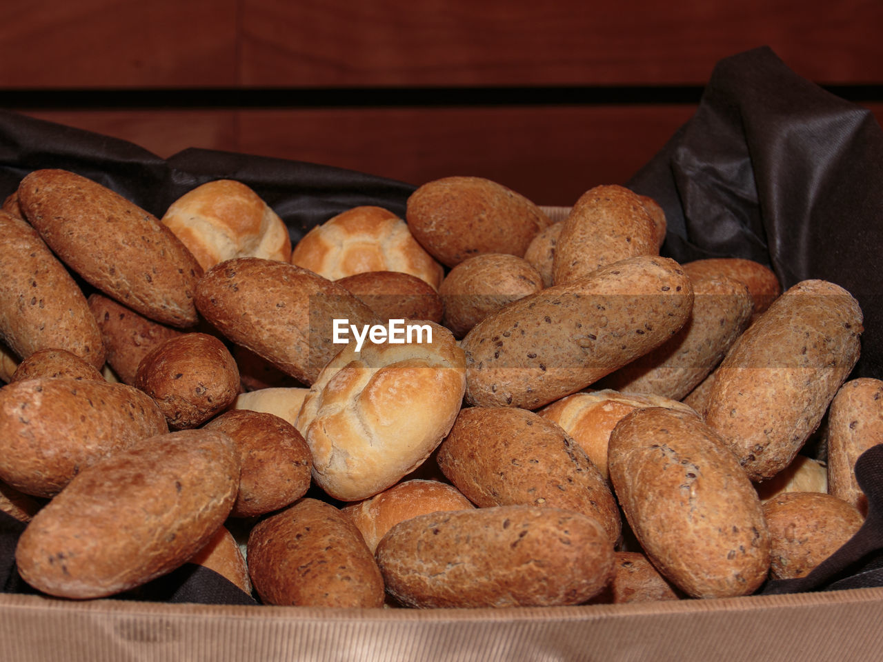 CLOSE-UP OF ROASTED COFFEE BEANS IN STORE