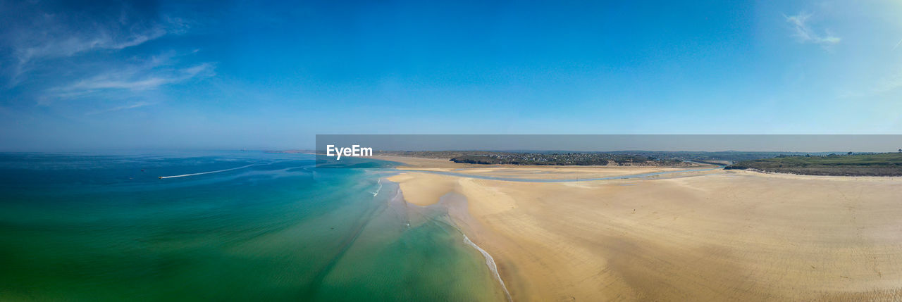Panoramic view of sea against sky