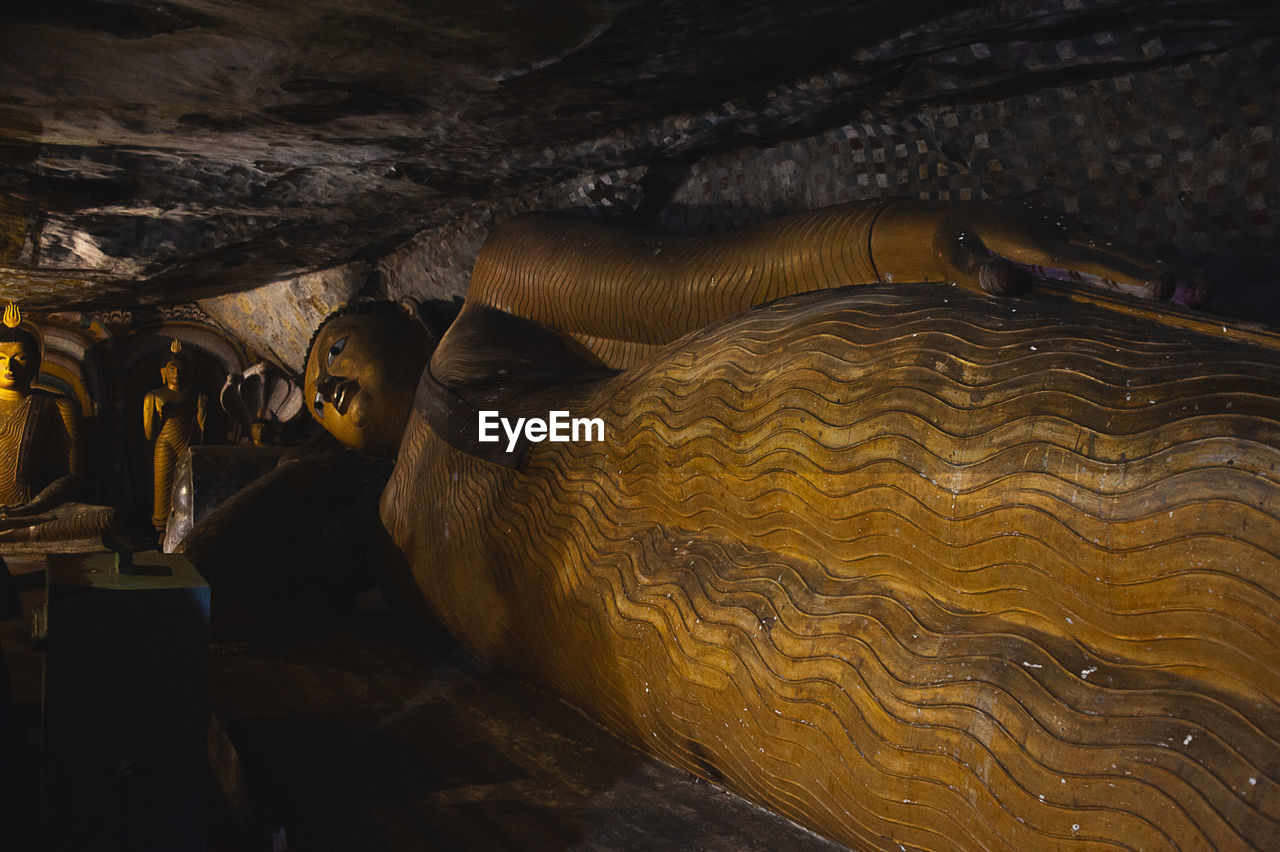 Laying buddha - dambulla cave temple - sri lanka 