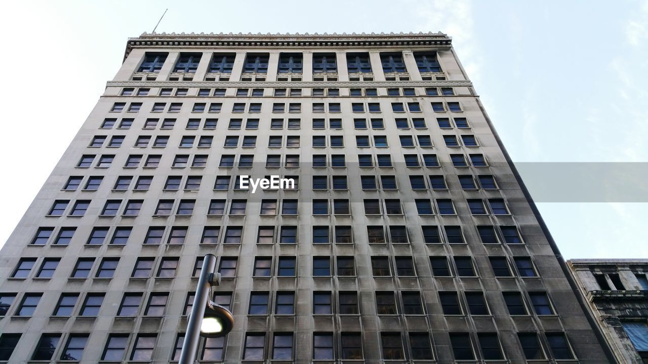 LOW ANGLE VIEW OF MODERN BUILDINGS