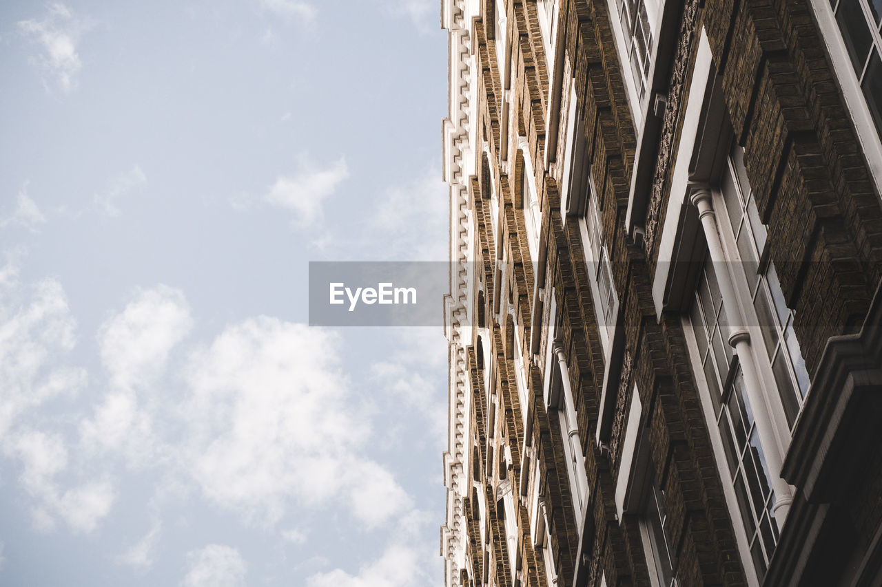 Low angle view of building against sky