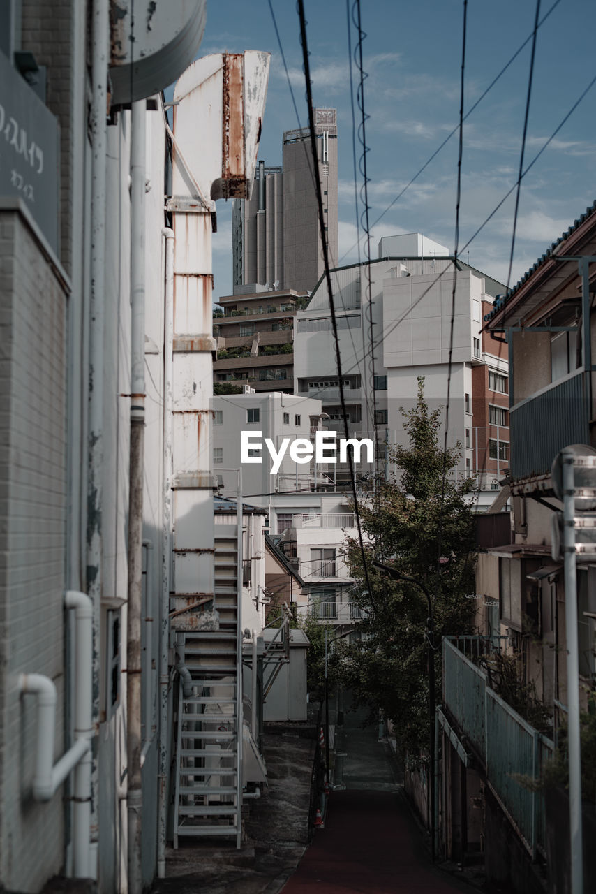 low angle view of buildings in city