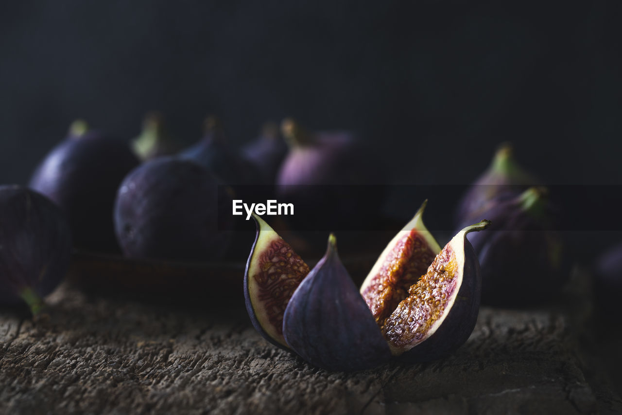 Close-up of fruits on table