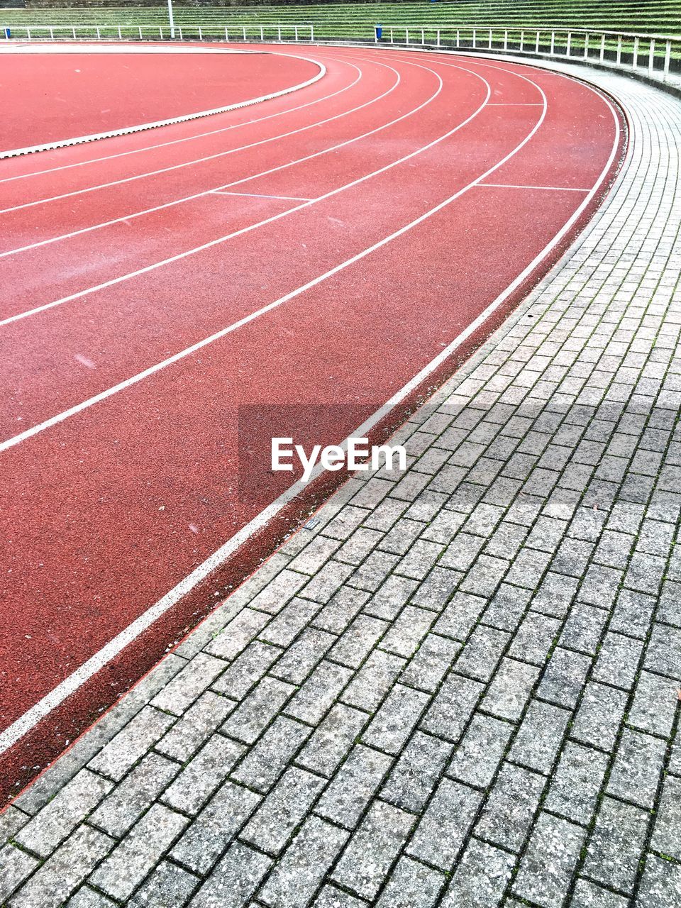 Empty sports track