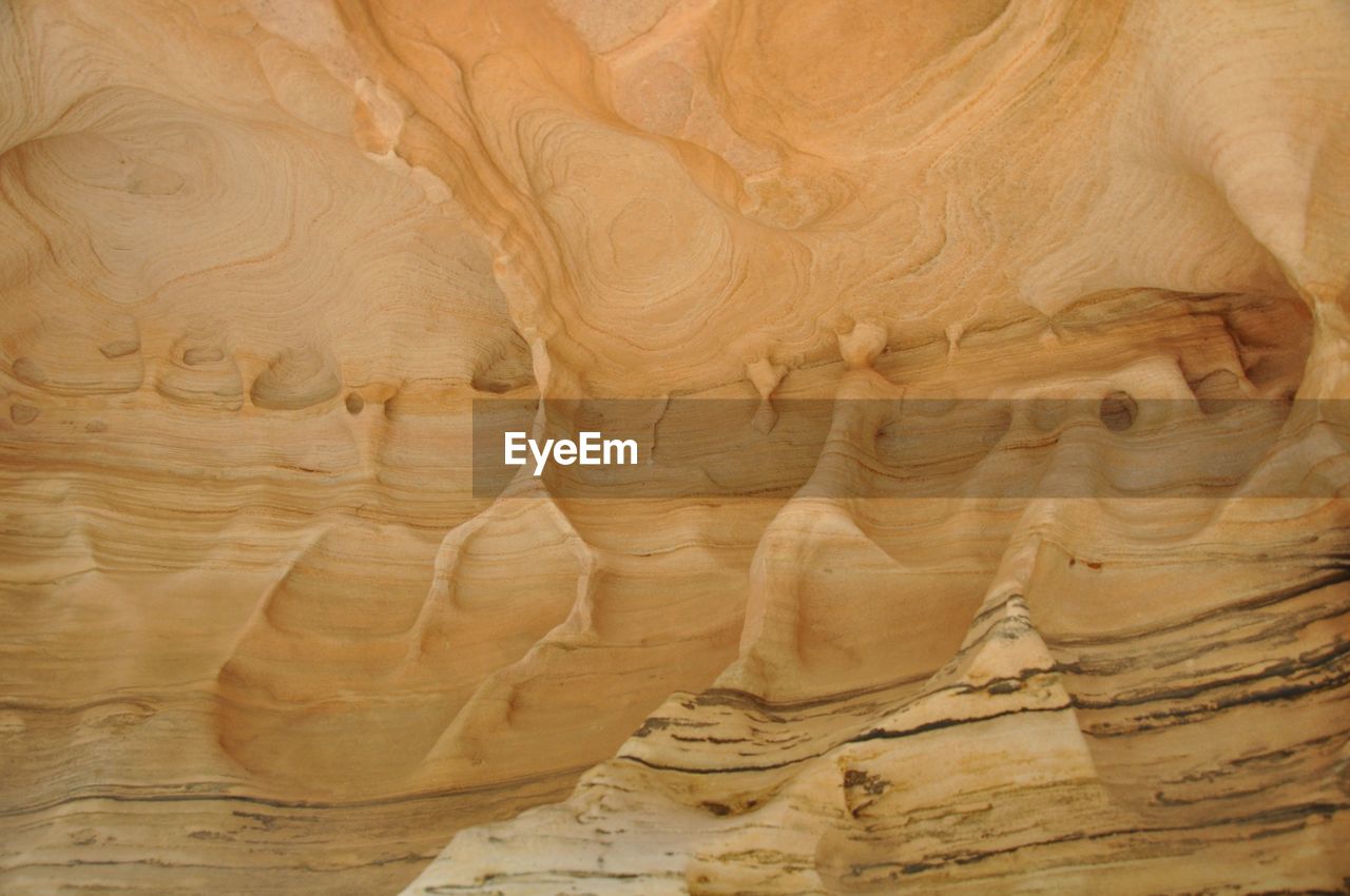 Close-up of rock formations