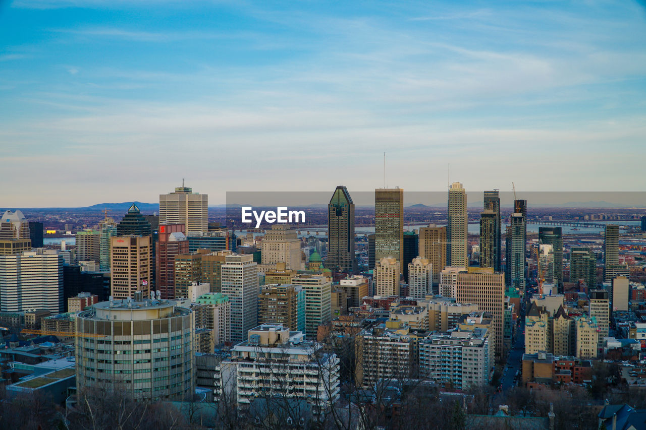 View of cityscape against sky