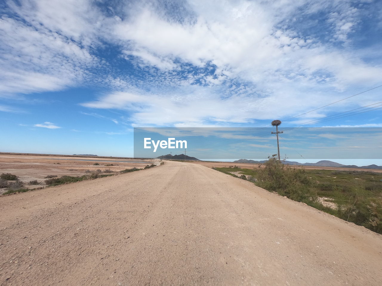 ROAD PASSING THROUGH DESERT