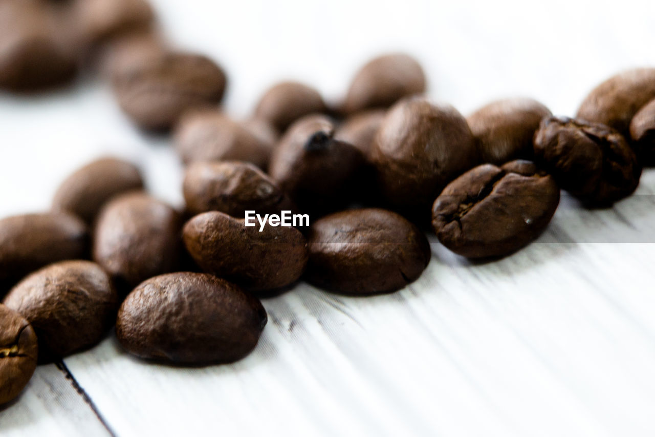 CLOSE-UP OF COFFEE BEANS