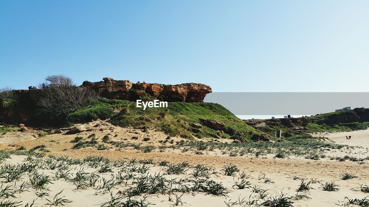 ROCK FORMATION IN DESERT