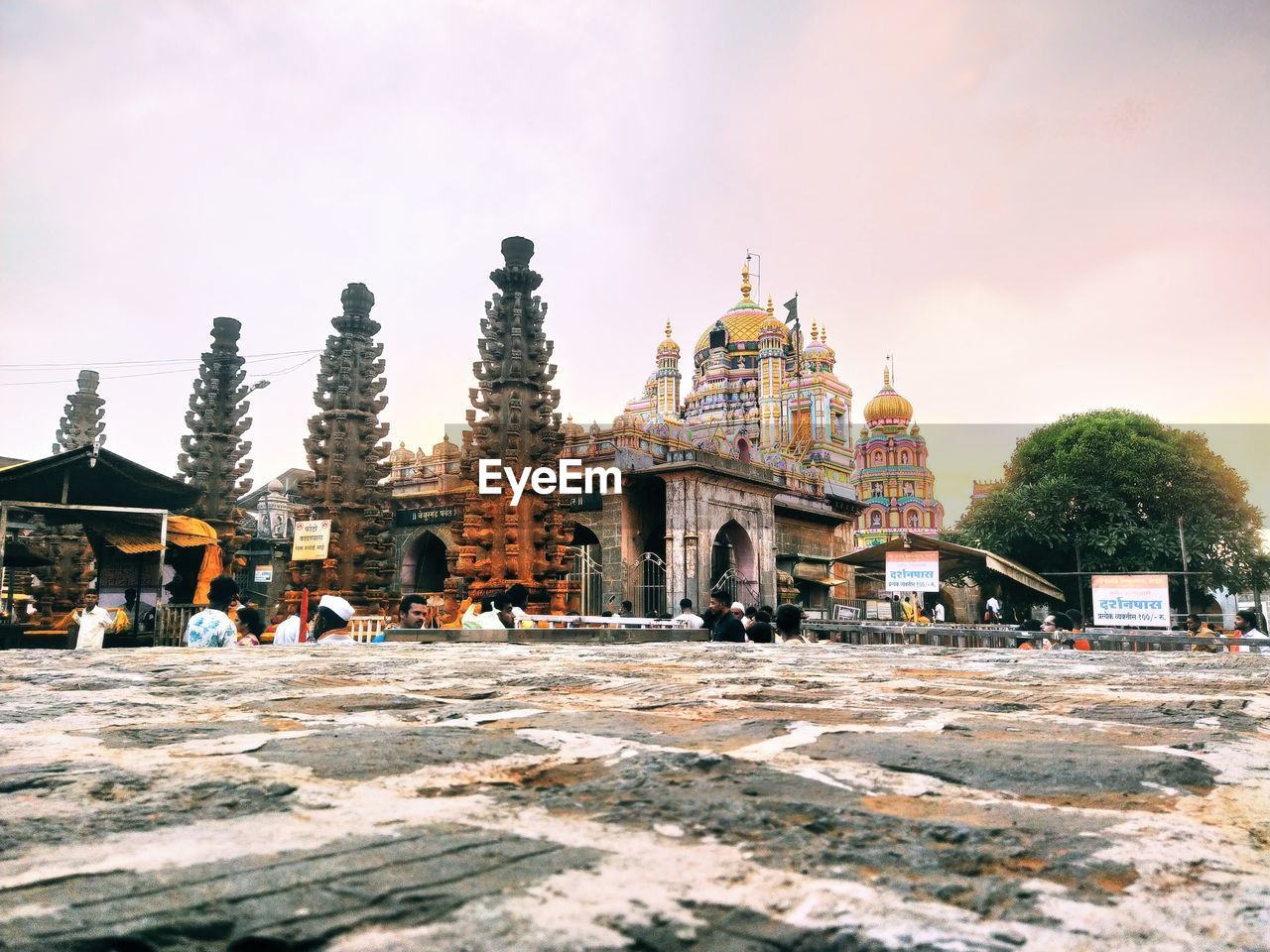 Buildings in city against sky