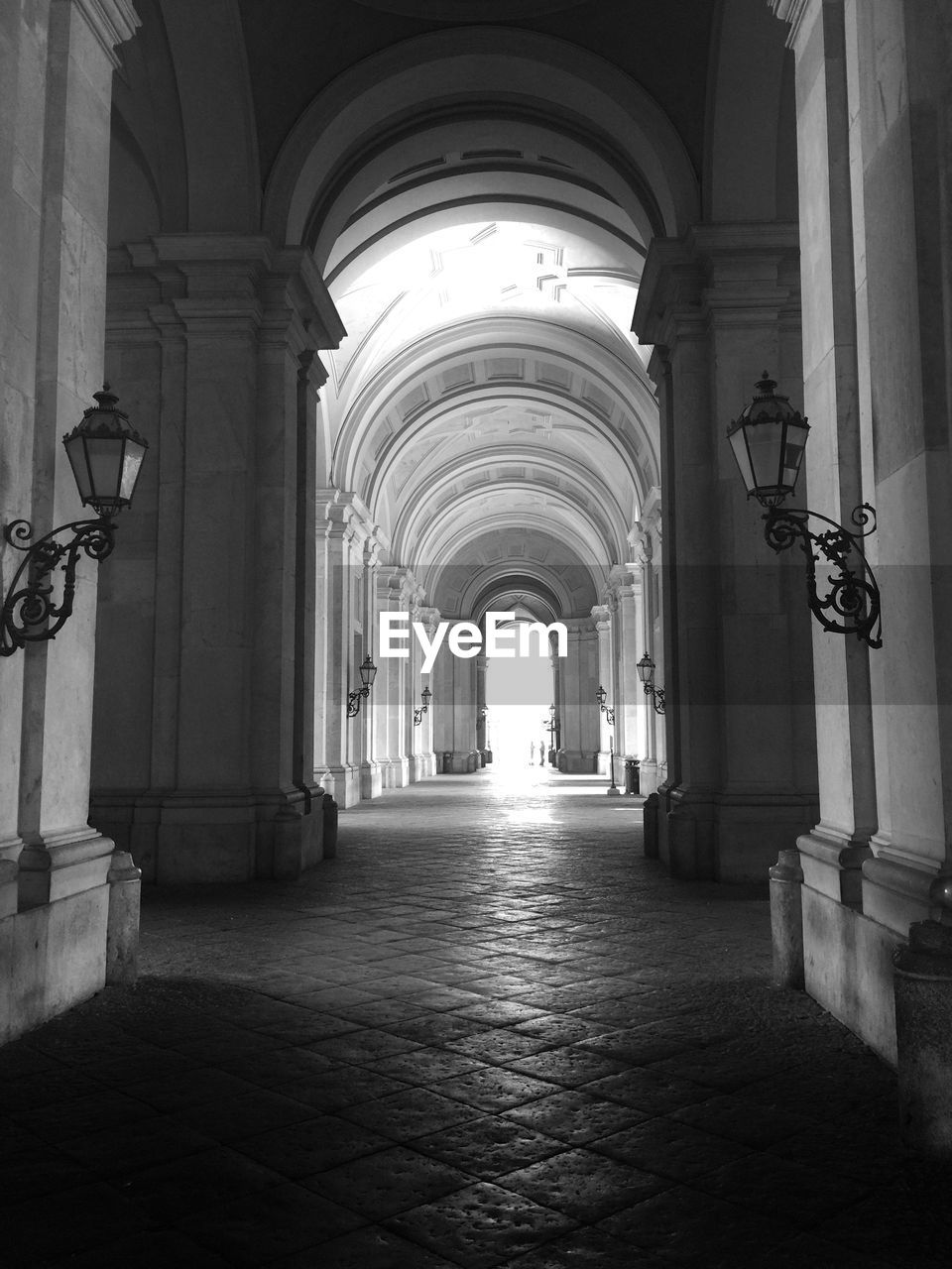 Archway in palazzo reale