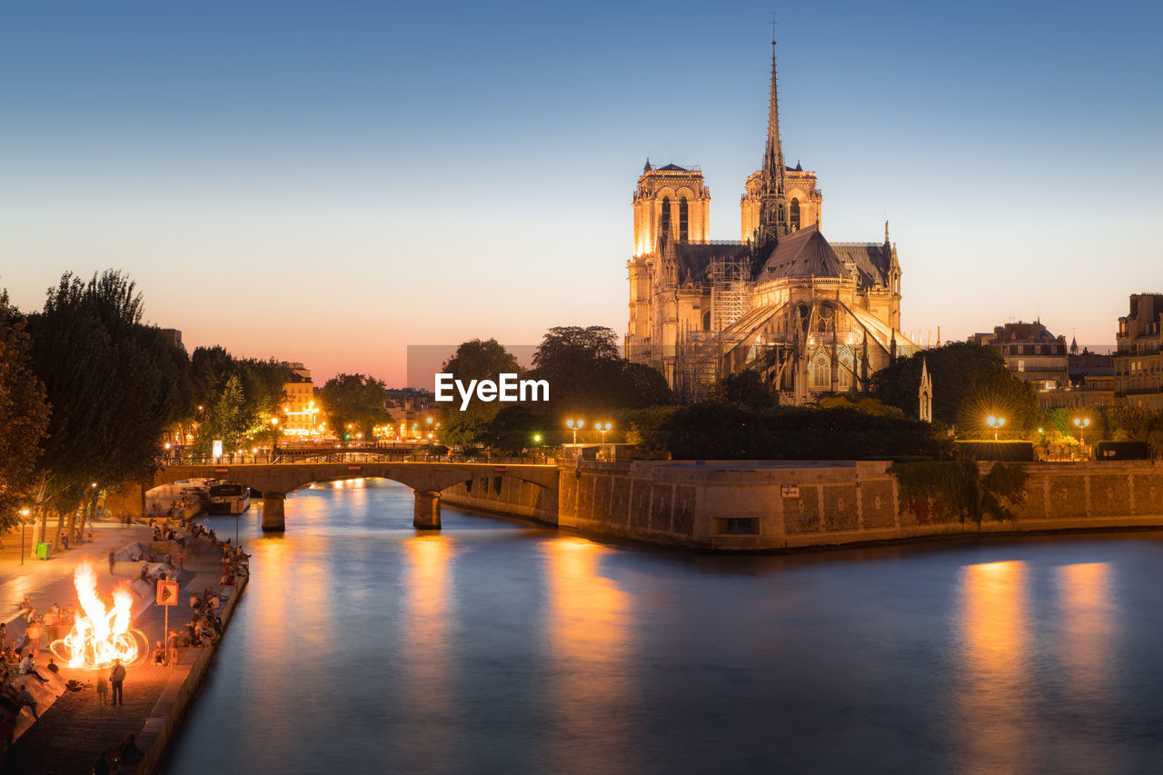 Notre dame cathedral in paris, france