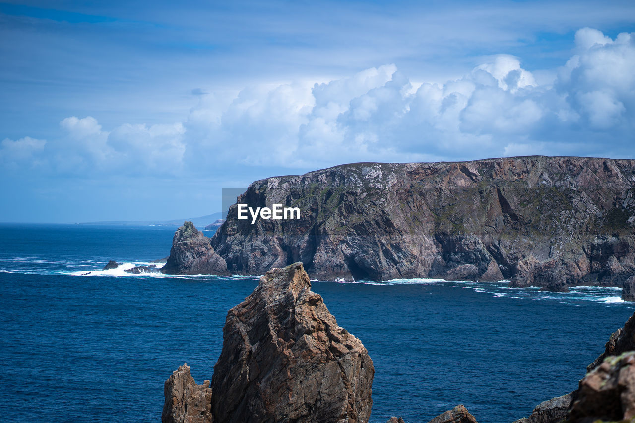 Panoramic view of sea against sky