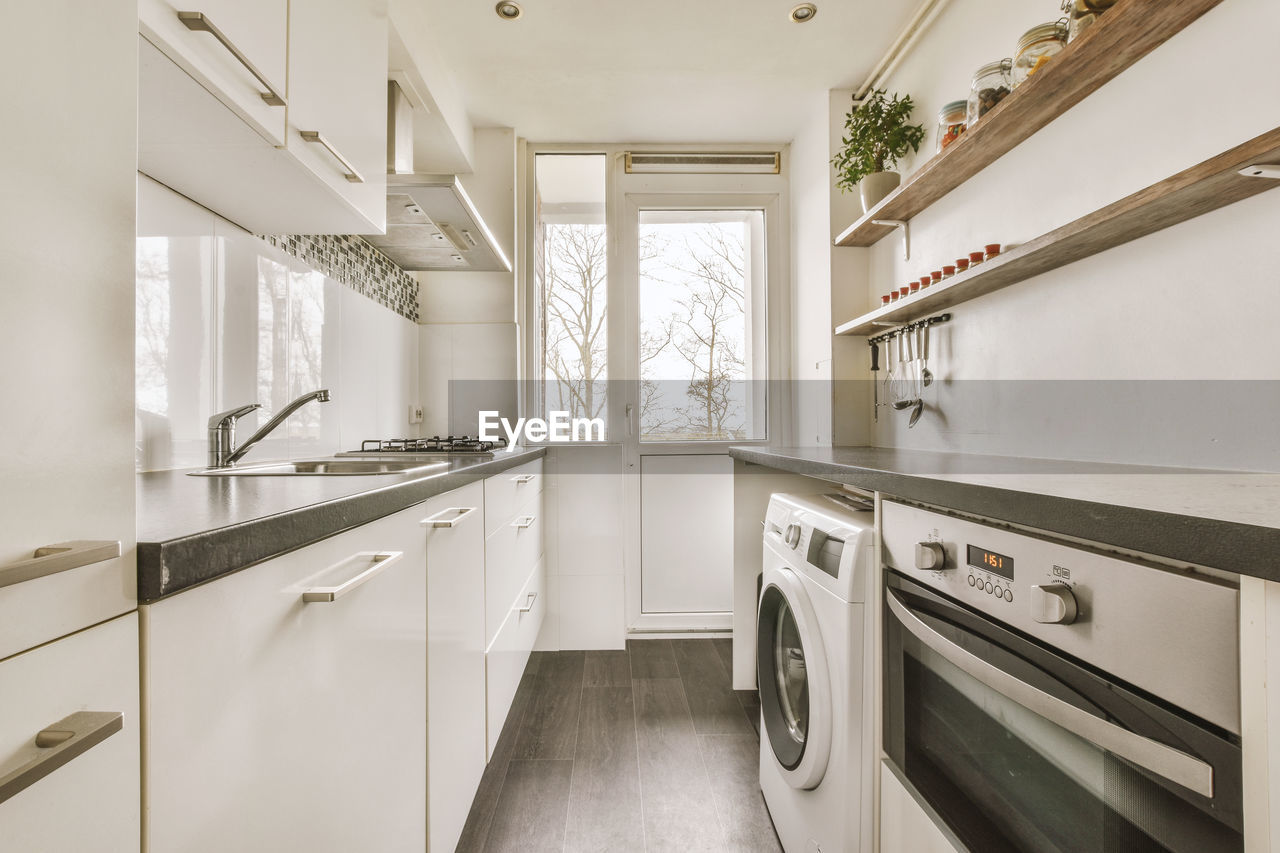 Interior of modern kitchen